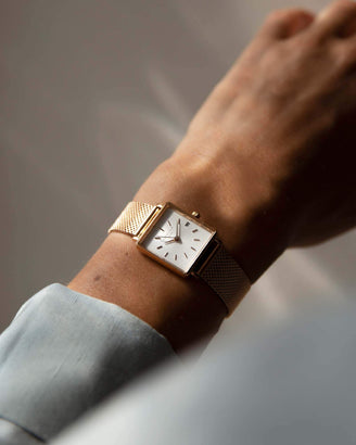 Boxy XS Maille Or Rose leftcolumn