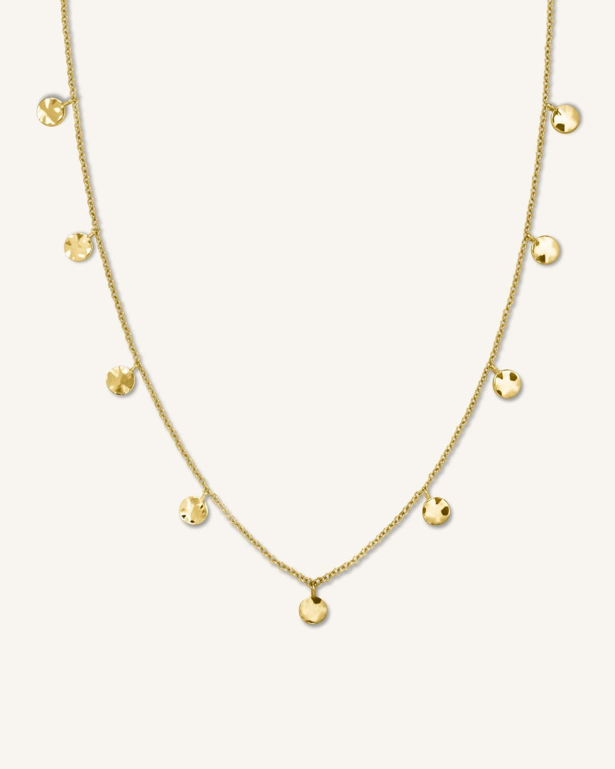 Collier Breloques Martelées Or leftcolumn