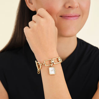 Octagon Charm Chain Or leftcolumn