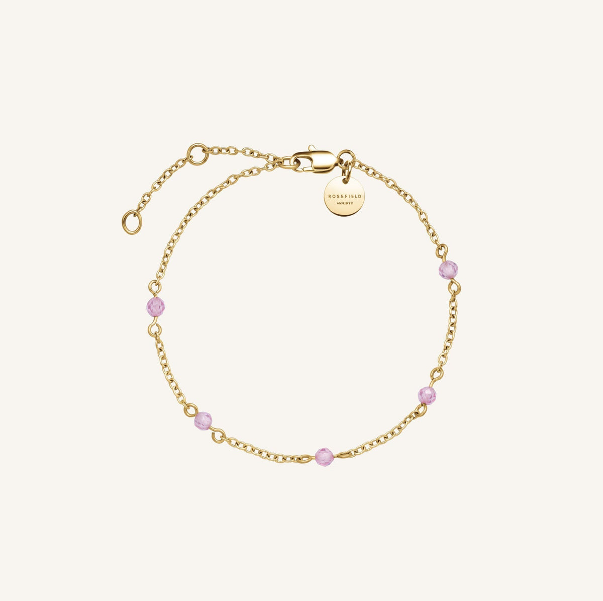 Bracelet en pierre rose leftcolumn