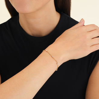 Bracelet Cristaux Or leftcolumn