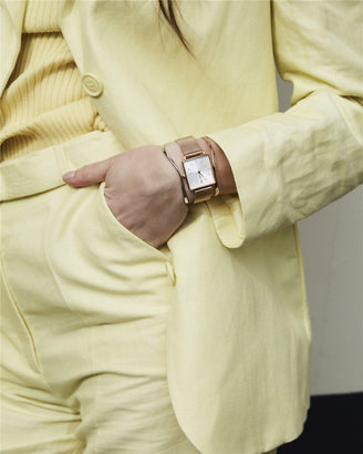 Boxy Maille Or Rose leftcolumn