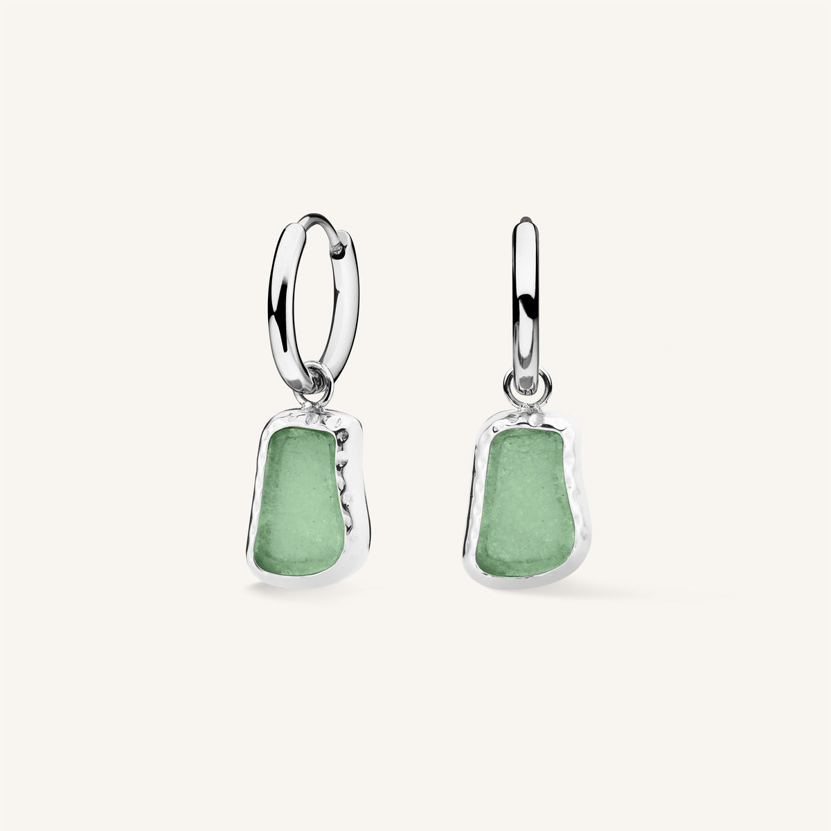 Boucles Pierre Précieuse Forme Organique JEOGS-J661,leftcolumn