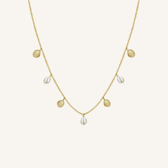 Collier multi coquillages & perles JMSPNS-J162,leftcolumn