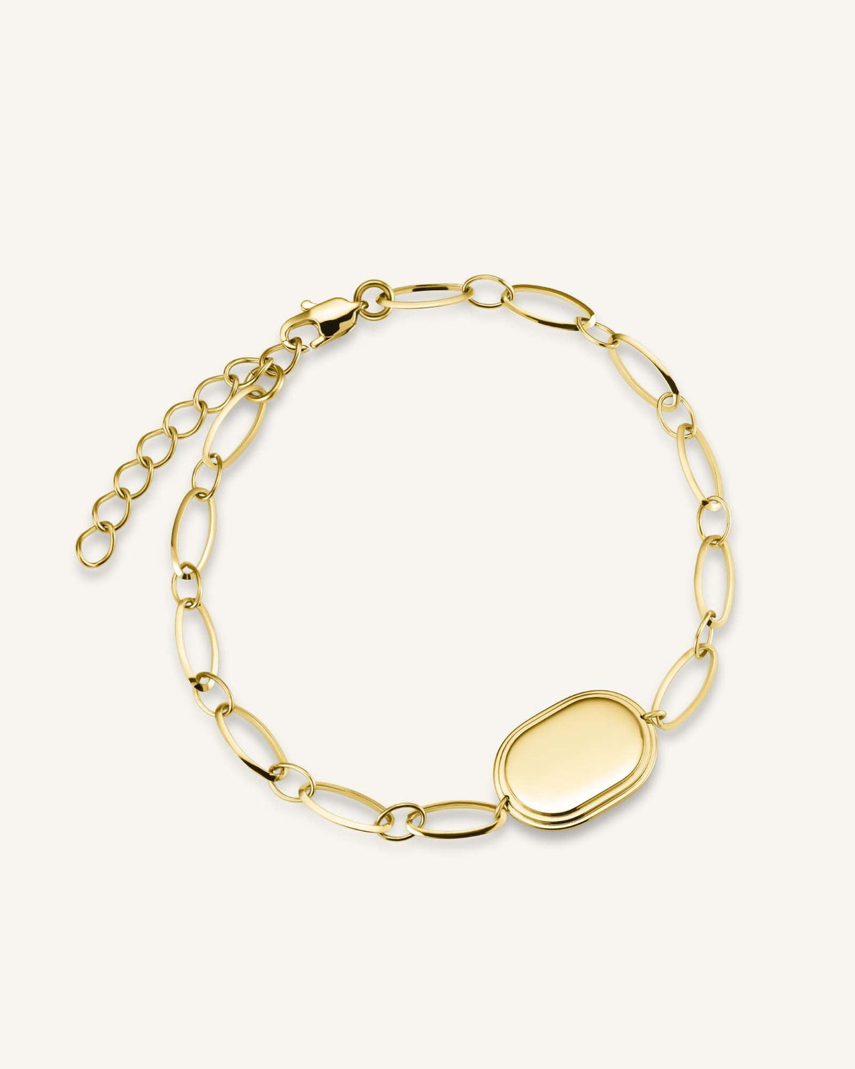Bracelet Médaille Ovale JBOIG-J487,leftcolumn,