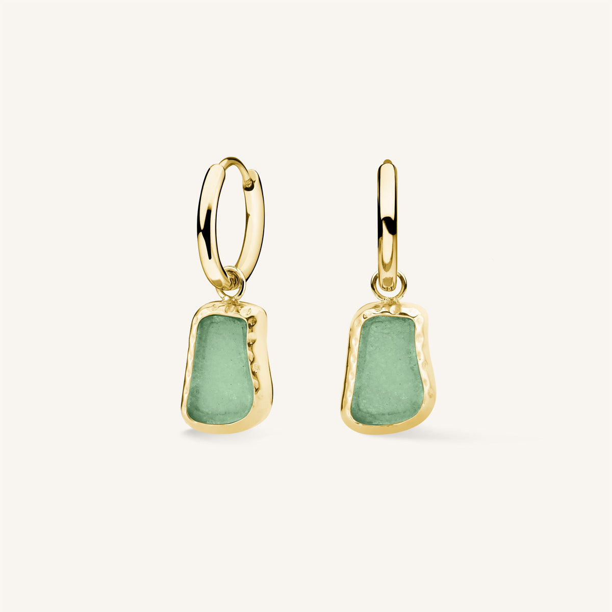 Boucles Pierre Précieuse Forme Organique JEOGS-J661,leftcolumn