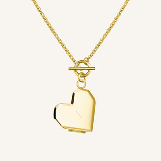 Collier Médaillon Cœur JNHLG-J693,leftcolumn