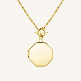 Collier Médaillon Géométrique JNGLG-J694,leftcolumn