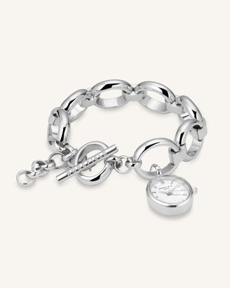 Oval Charm Chain Argent- Avec Gravure SWSSS-OV14_Engrave,leftcolumn
