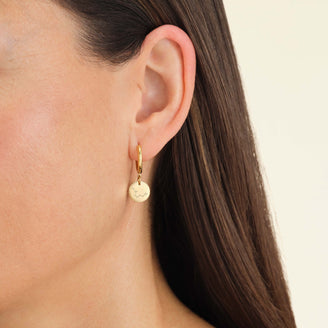 Boucle D'Oreille Médaillon JCHG-J277,leftcolumn