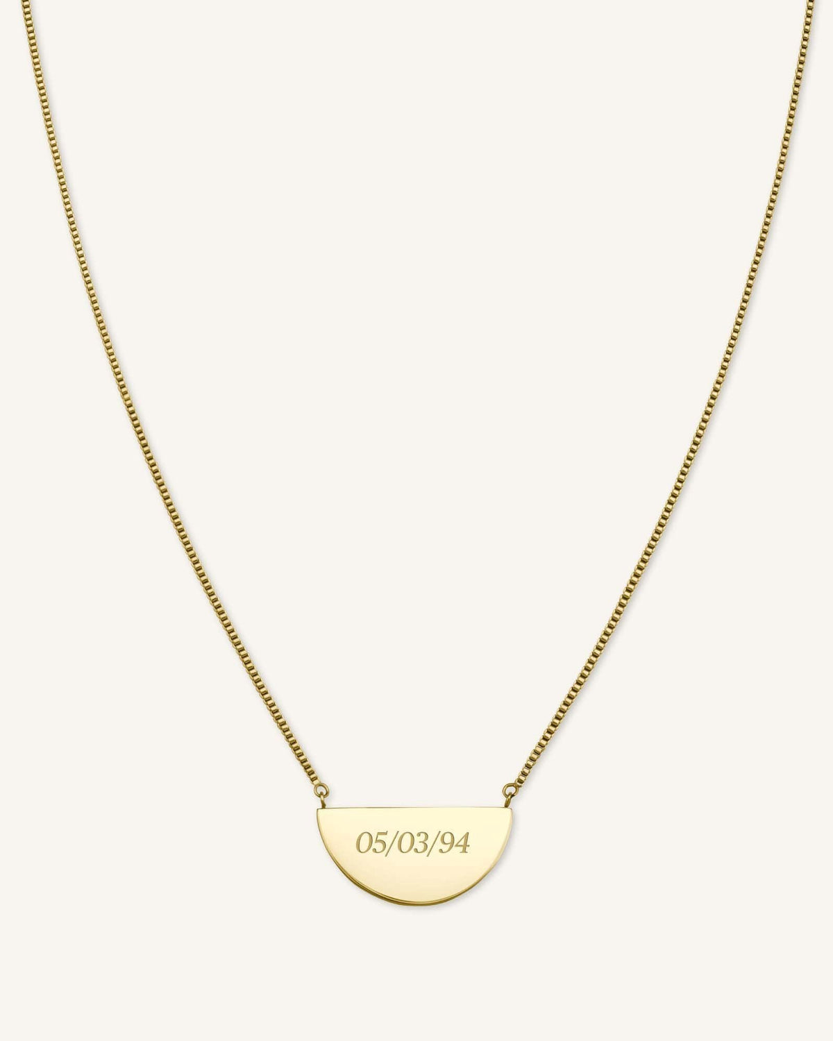 Collier Demi-Lune Avec Initiale JRINMG-J109,leftcolumn,