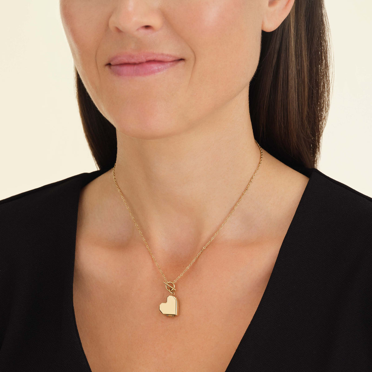 Collier Médaillon Cœur JNHLG-J693,leftcolumn