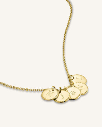 Collier 5 Médaillons JN5CG-J520,leftcolumn,
