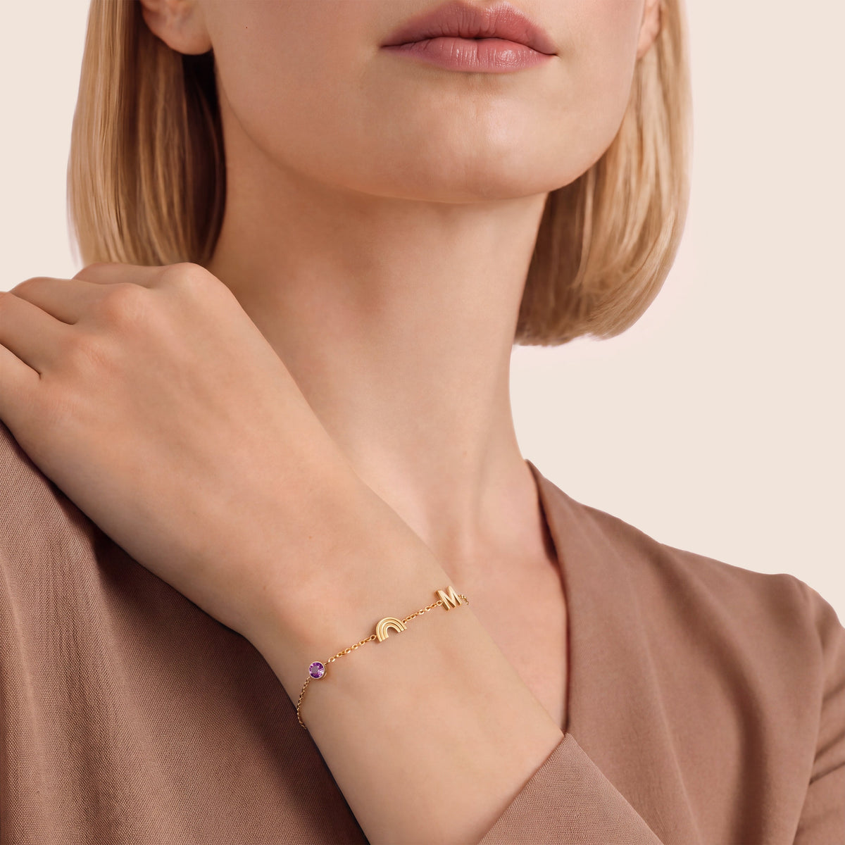 Bracelet 3 Charms B-Gold-3,leftcolumn