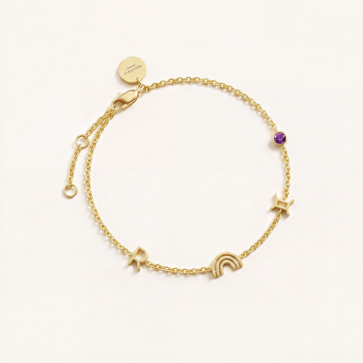 Bracelet 4 Charms B-Gold-4,leftcolumn