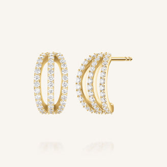 Créoles Triple Pave leftcolumn,