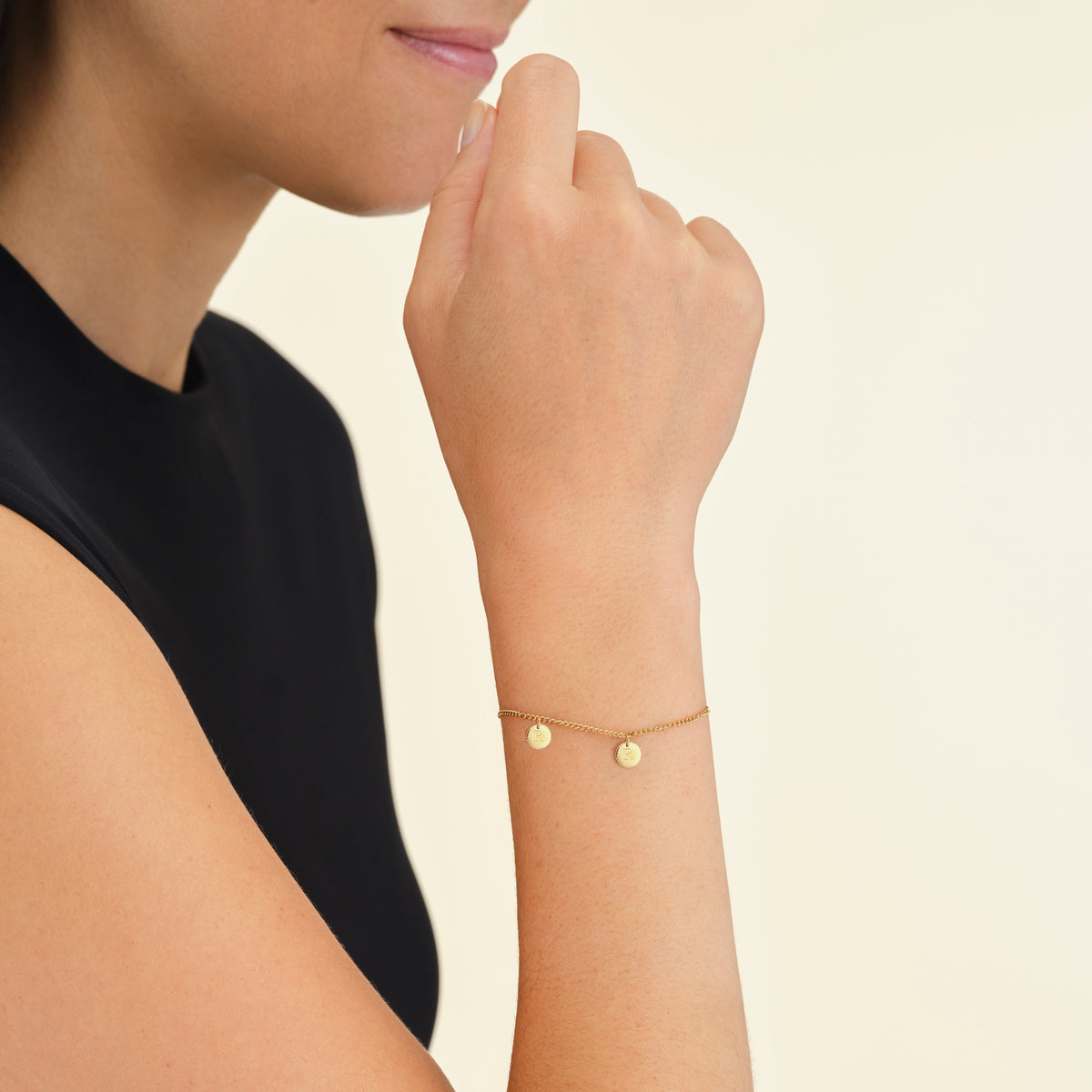 Bracelet 4 médailles JB4CR-J846,leftcolumn