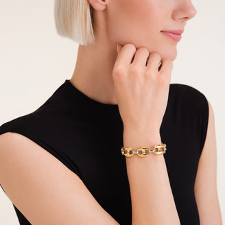 Bracelet Bicolore Grain de Café leftcolumn