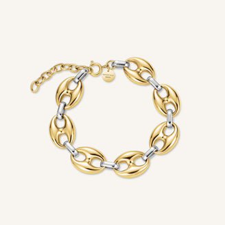 Bracelet Bicolore Grain de Café leftcolumn