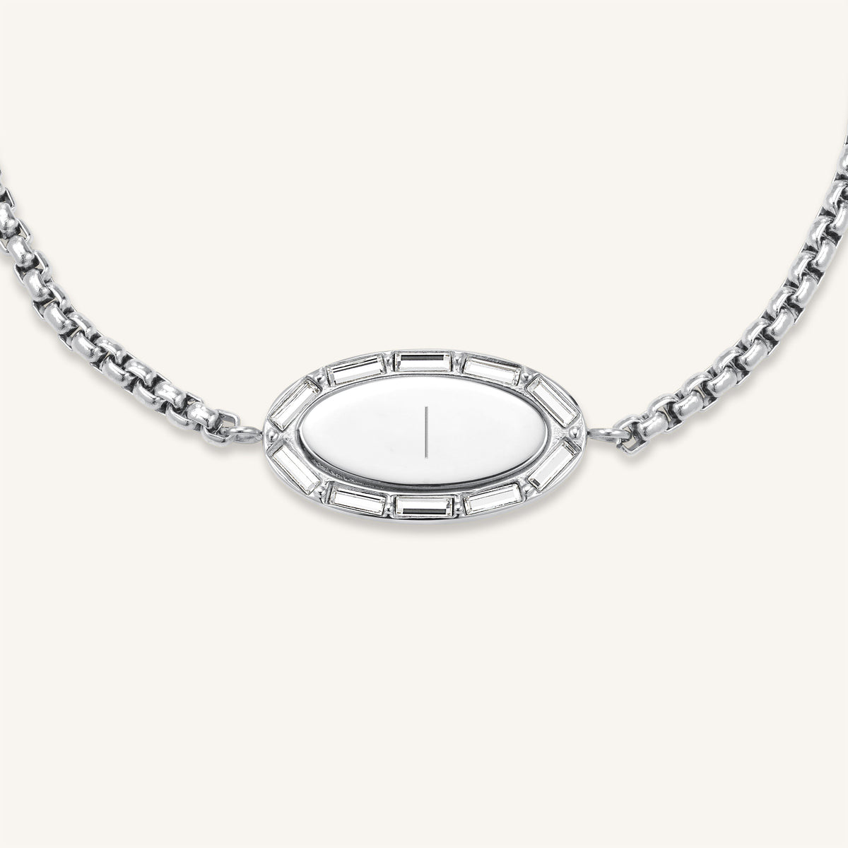 Bracelet Ovale Et Baguette JBOBG-J1151, leftcolumn