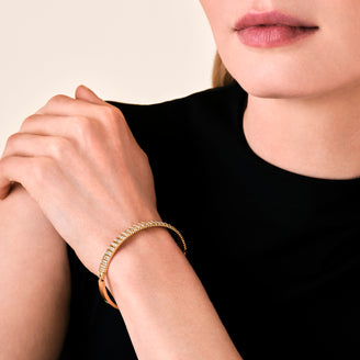 Bracelet Jonc Pavé à Rayures leftcolumn
