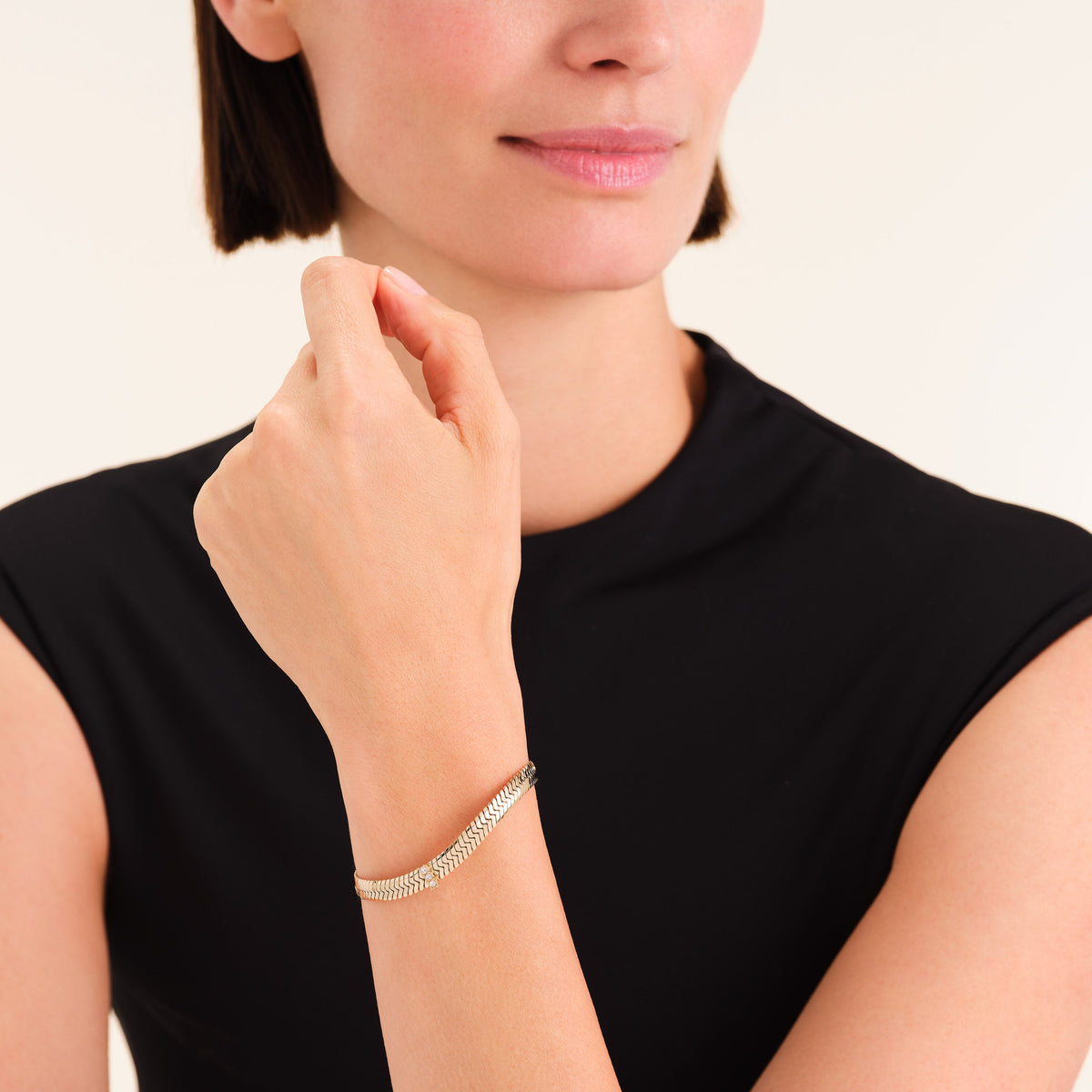 Bracelet Serpent large cristal JBSCG-J1191,leftcolumn,