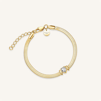 Bracelet Chaîne Serpend Et Cœur JBSWG-J1010,leftcolumn