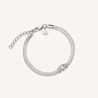 Bracelet Chaîne Serpend Et Cœur Argent JBSWS-J1011,leftcolumn
