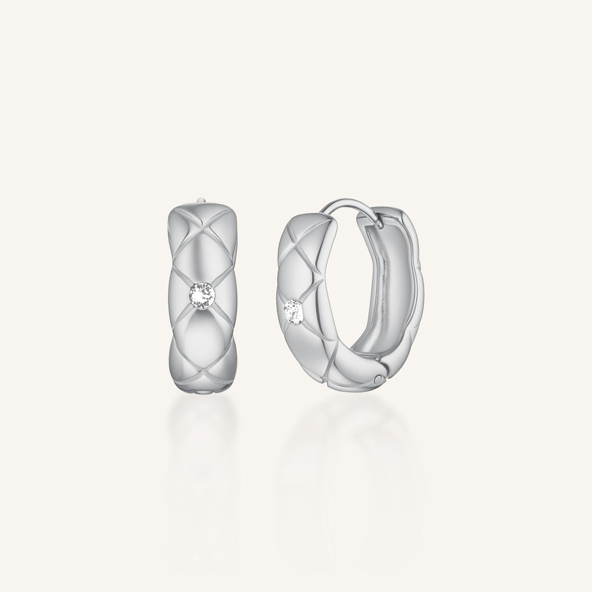 Créoles Étoile en Cristal JECHG-J1353,leftcolumn