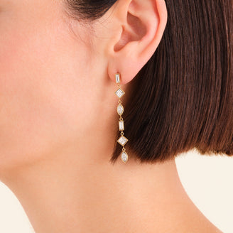 Boucles d’oreilles multi-cristaux leftcolumn,