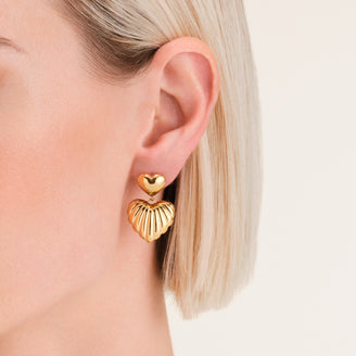 Boucles d'oreilles Double Cœurs leftcolumn