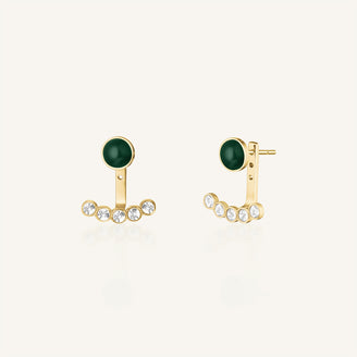 Puces d'Oreilles Émail et Pavé leftcolumn