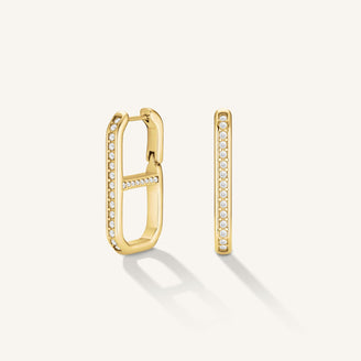 Boucles d’oreilles octogonales leftcolumn,