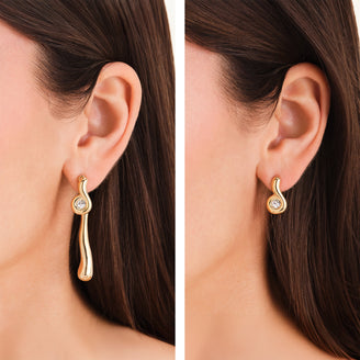 Boucles d’oreilles Wave convertibles leftcolumn