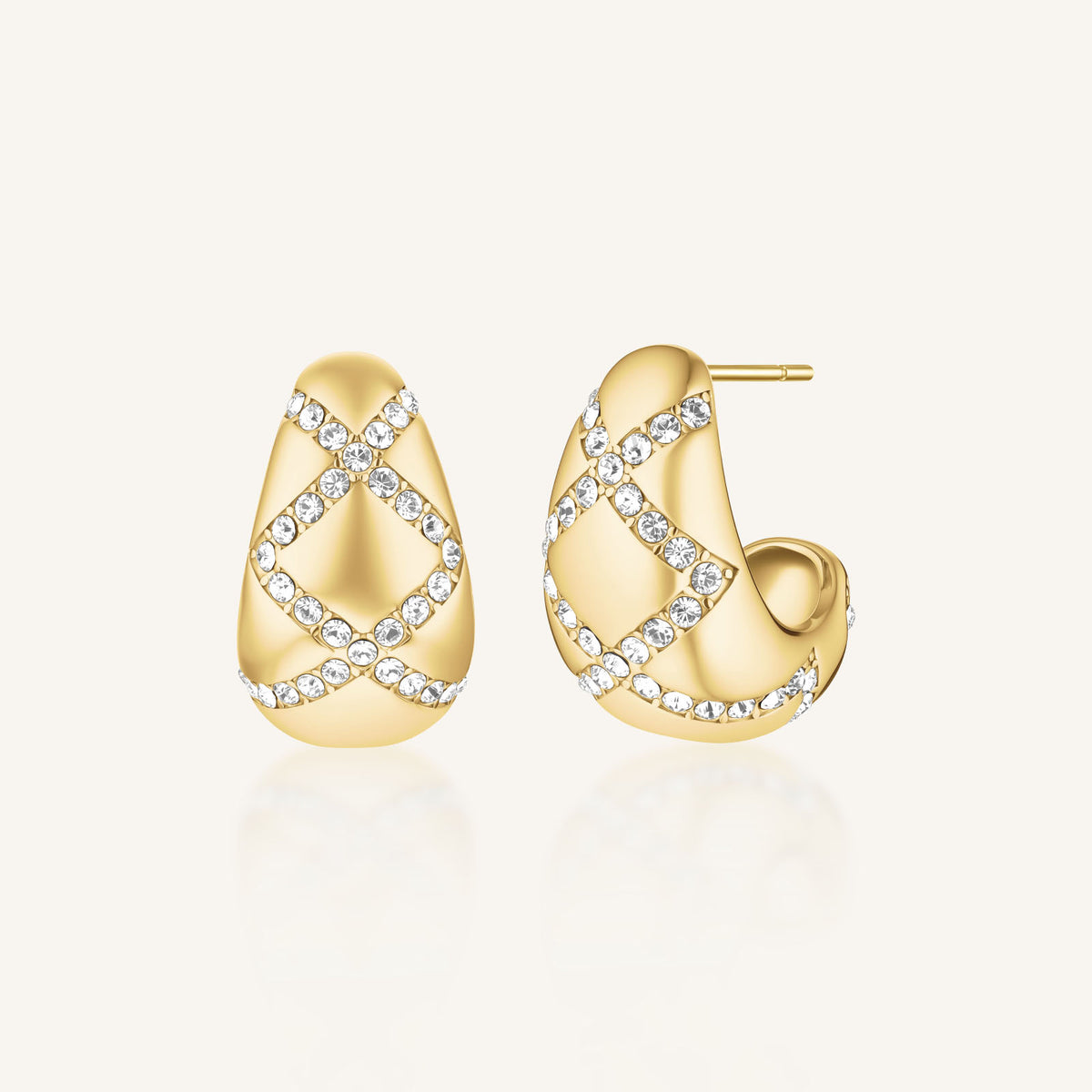 Boucles d'Oreilles Étoile Pavé leftcolumn