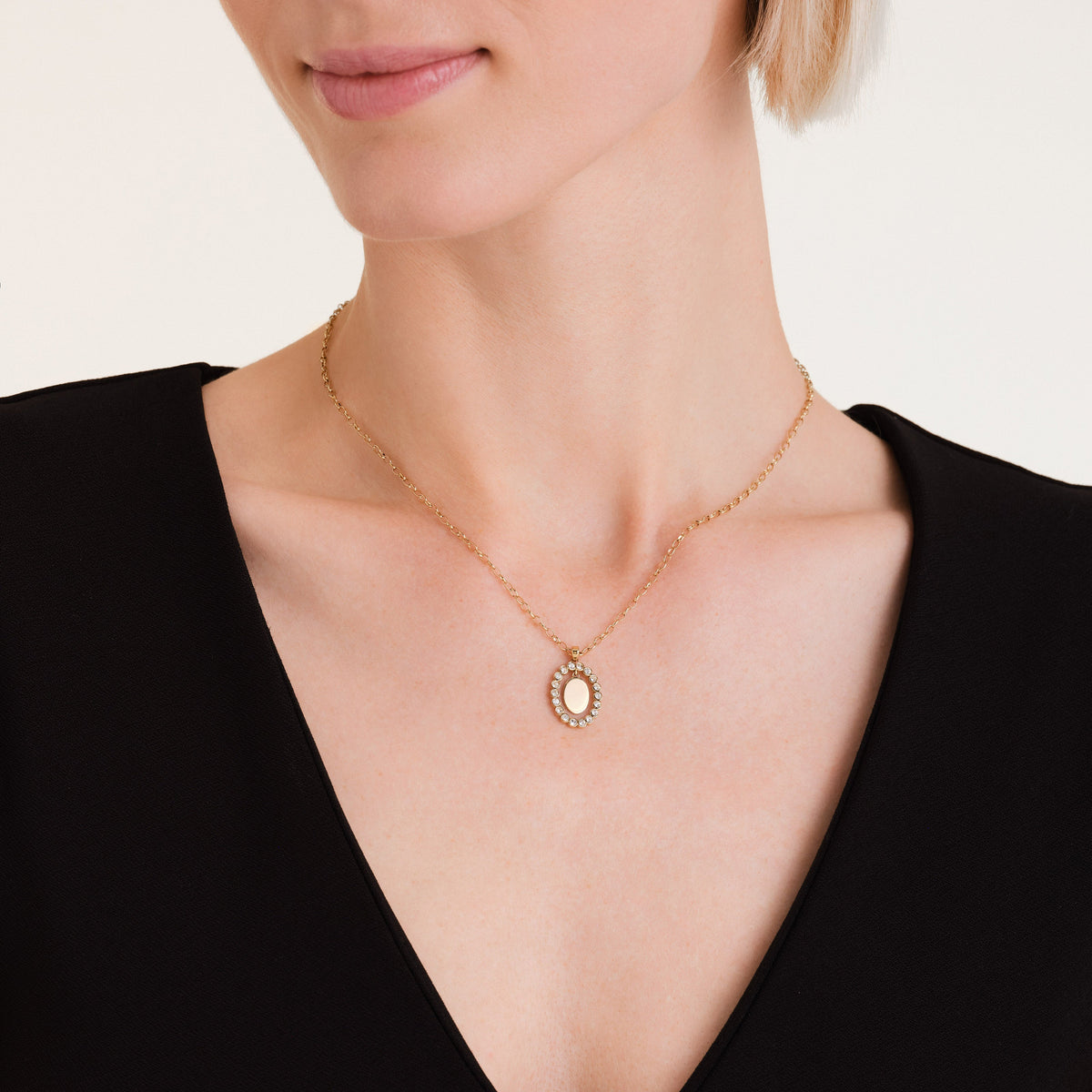 Collier Pendentif Ovale JNCFG-J1145, leftcolumn