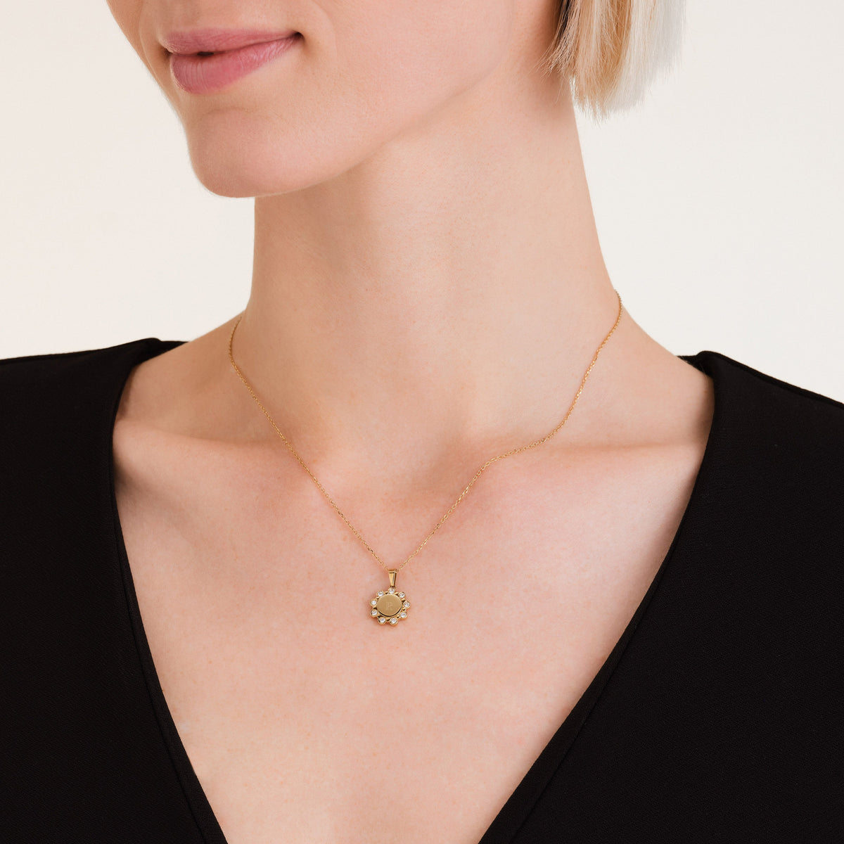 Collier Pendentif Fleur JNFCG-J1144,leftcolumn