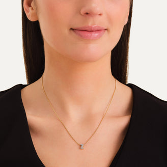 Collier lettre Z avec cristaux leftcolumn