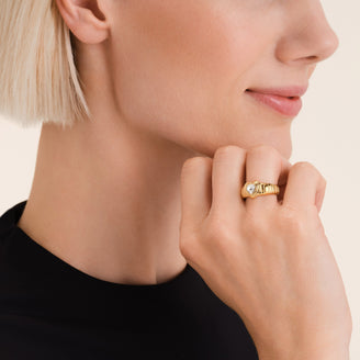 Bague Striée Cœur JRWH48G-J992,JRWH50G-J993,JRWH52G-J994,JRWH54G-J995,JRWH56G-J996,leftcolumn