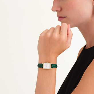 Octagon XS Cuir Émeraude leftcolumn