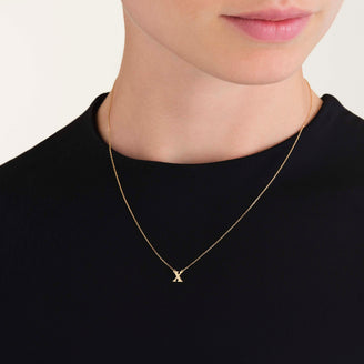 Collier Initiale X leftcolumn