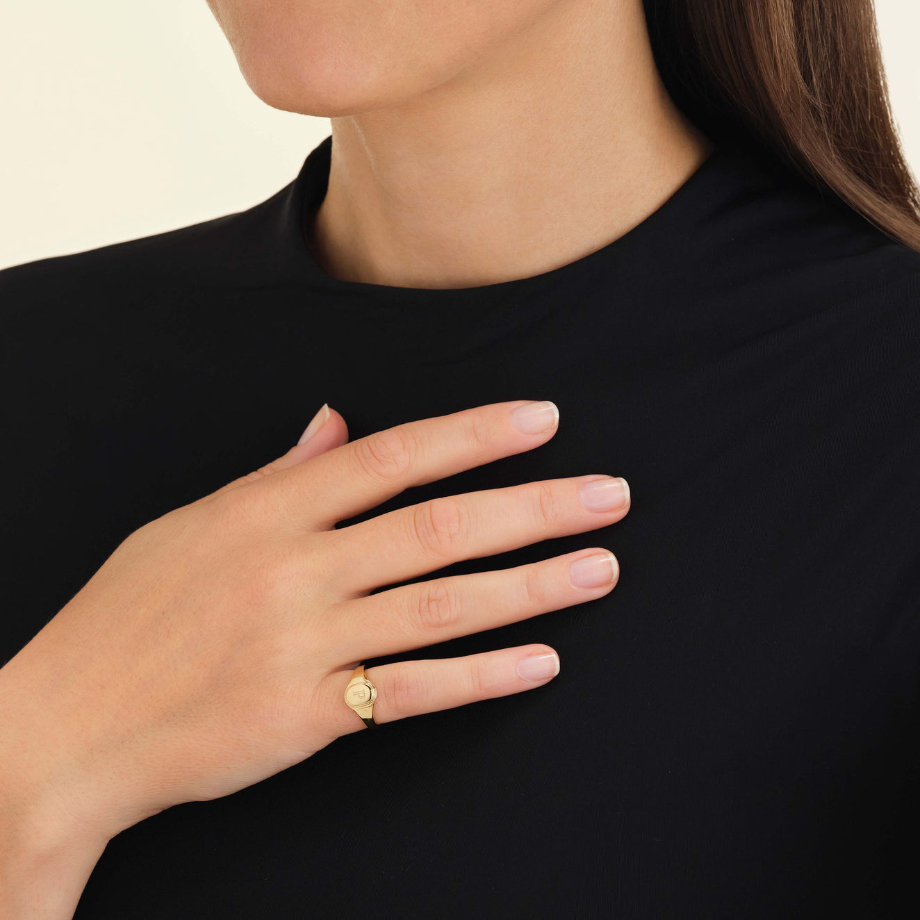 Chevalière Femme Bague Pour Le Petit Doigt Bague Argent Massif