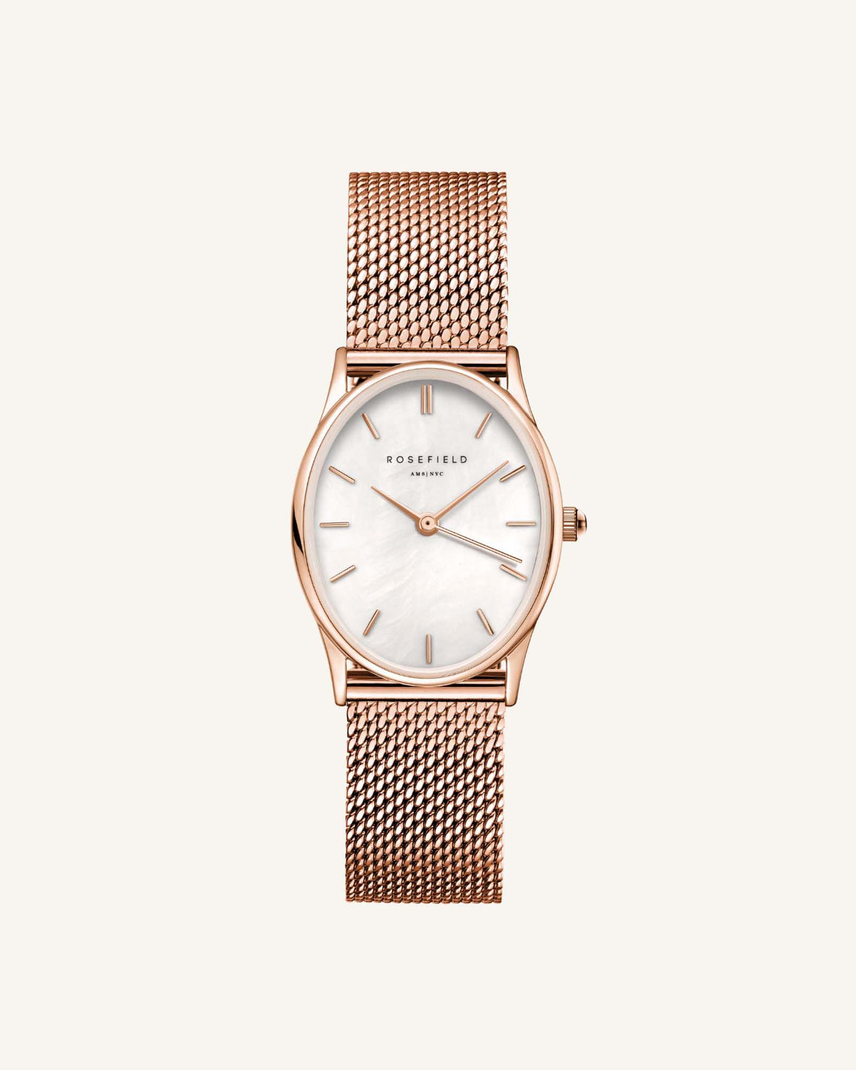 Oval Pearl Rose Gold